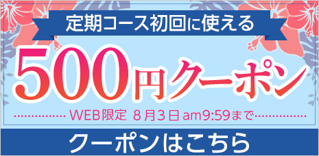 定期コース初回限定500円クーポン